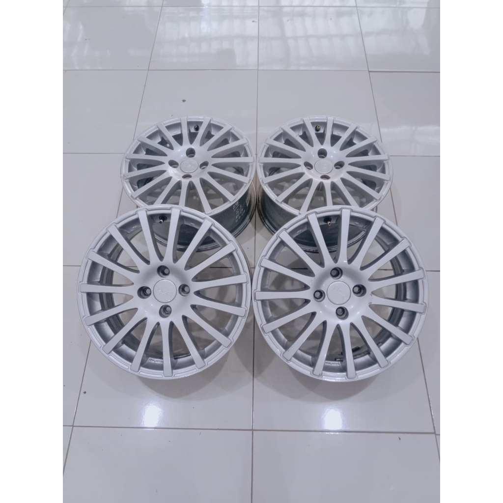 Velg bekas mobil Original STD AVEGA Ring 16 SILVER + Pelek oem seken standart R16