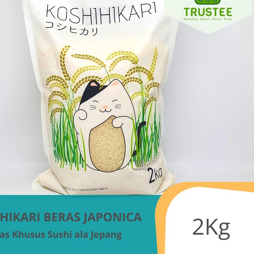 

☚ Beras Sushi Jepang 2kg Japonica Rice Gimbab Mentai Pulen Punel Koshihikari Okiniiri Koshikari ☊