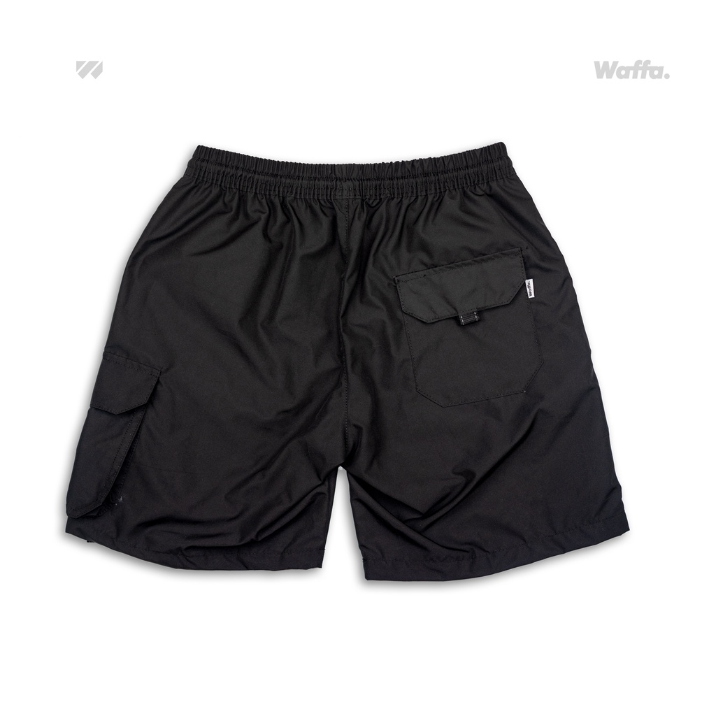 Short Cargo Pants | Explore | Waffa | Celana Pendek Cargo | Black