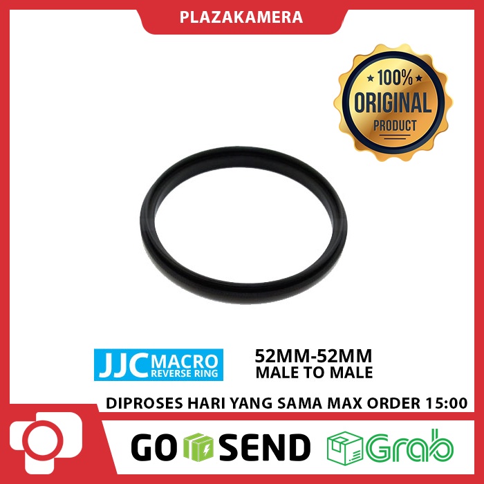 JJC Reverse Adapter Lensa 52-52mm Male to Male