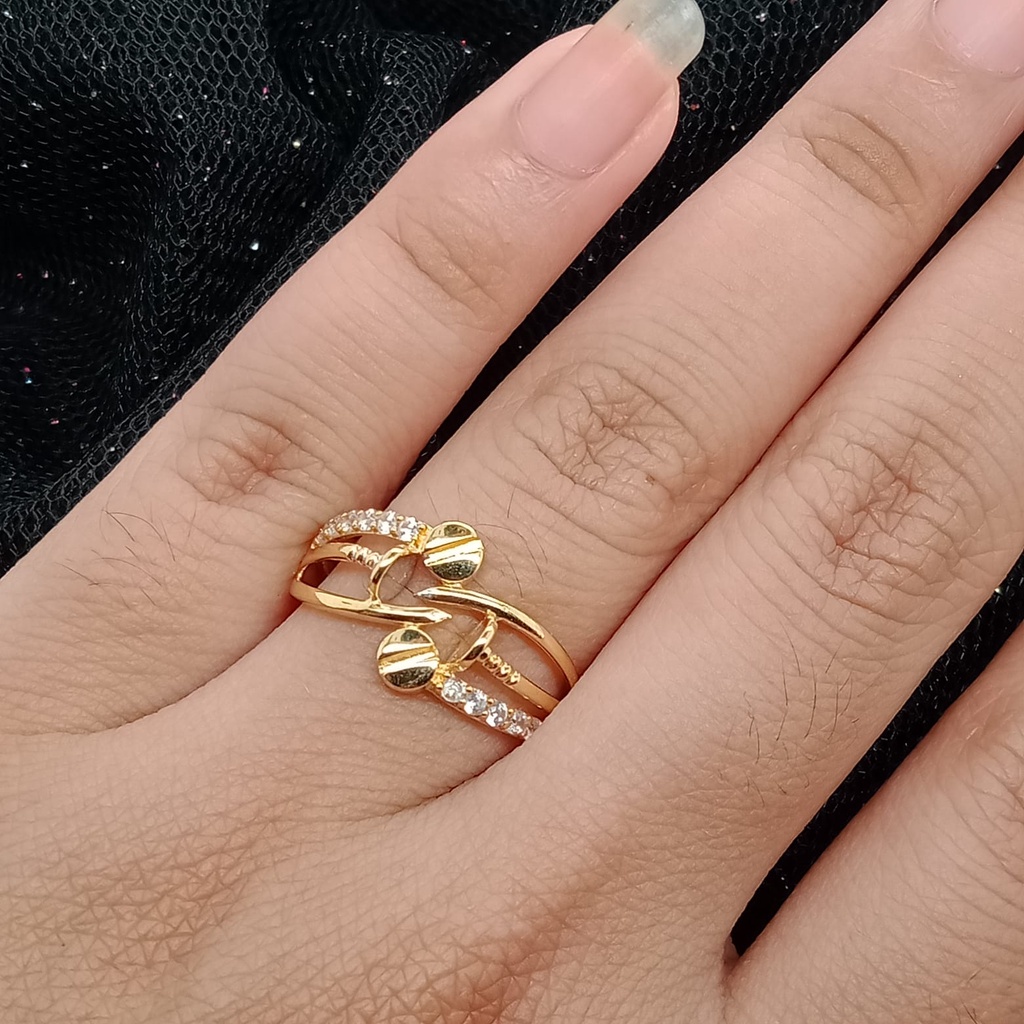 Cincin Emas 17K - 2.05 Gr Kadar 750 - 4333