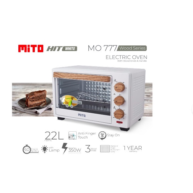 [ Mito ] Oven Listrik Mito Mo-777 Hit Oven 22 Liter Low Watt