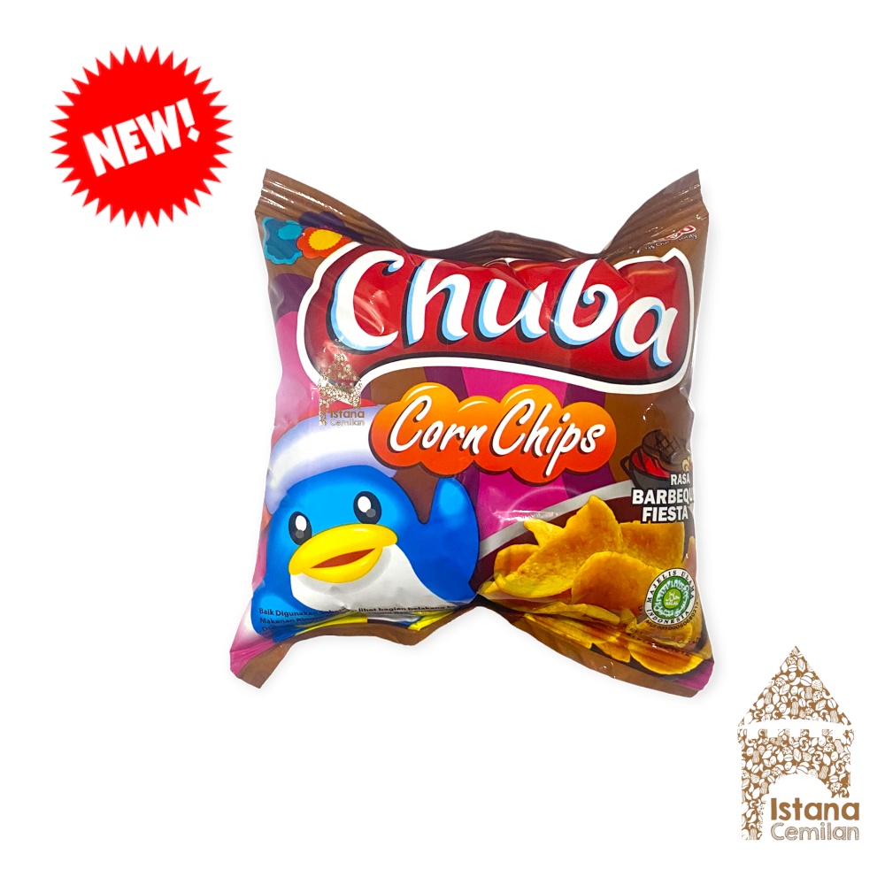 CHUBA Snack Cemilan Jadul Keripik Singkong Keju / Balado / Balado Ijo / Corn Chips 12 Gram Istana Cemilan