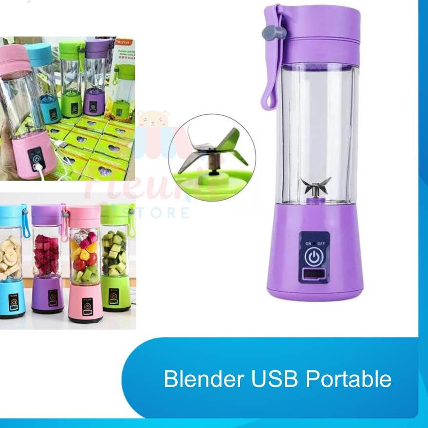 ● USB Blender Juice Portable - Shake n Go - Blender Recharge Murah Surabaya ♦
