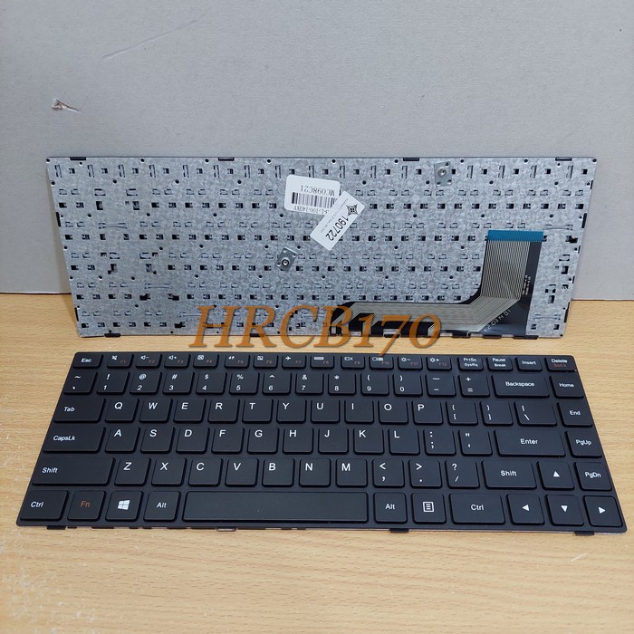 Keyboard Laptop Lenovo IdeaPad 100-14IBY 100 14IBY HITAM -HRCB