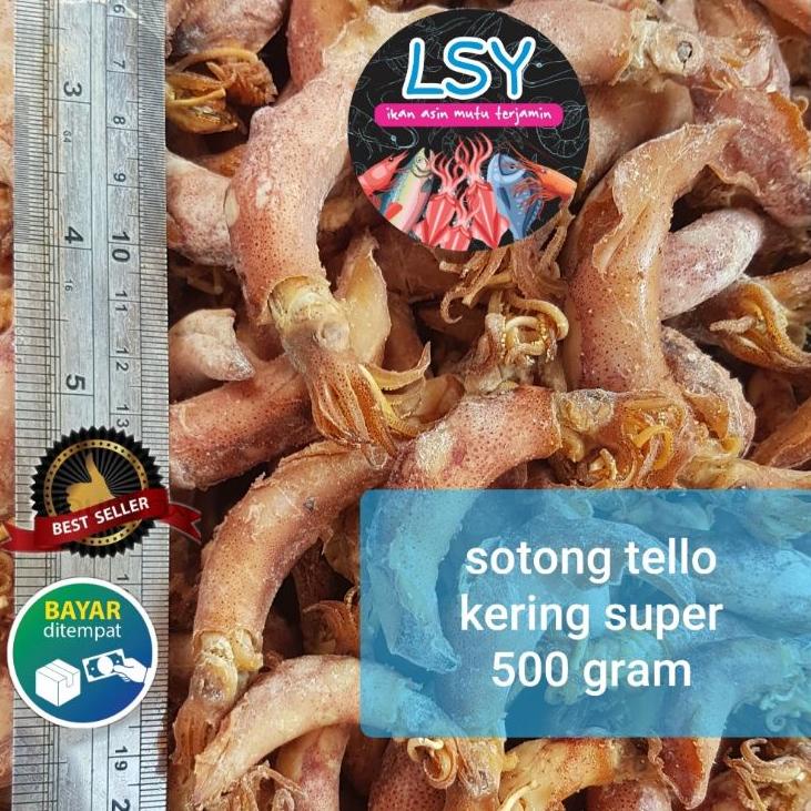 

♟ ikan asin Sotong jarum telur /sotong kering super 500gr ☛