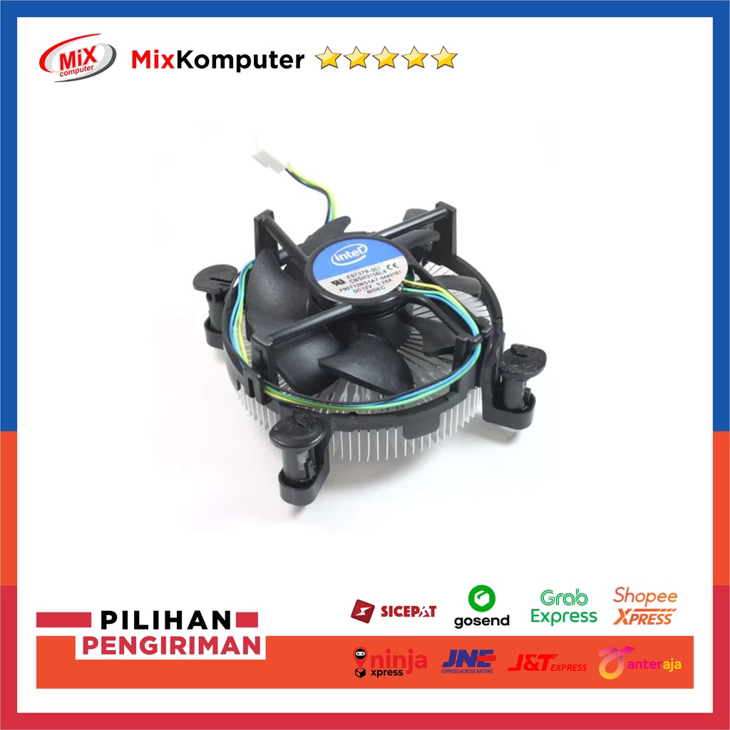 Fan Processor Intel LGA 775 1150 1155 1156 Kipas Heatsink CPU Cooler