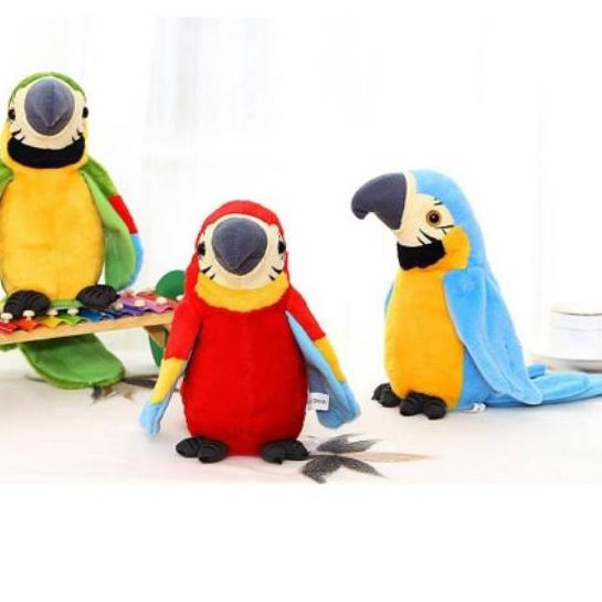 ✳ Boneka Burung Beo Peniru Suara / Burung Bro Bisa Bicara/ Talking Birdie ۞