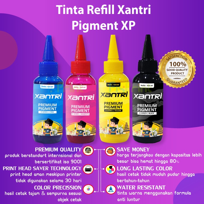 Tinta Premium Ink Pigment Black 100ml Cartridge 952 952XL 953 953XL