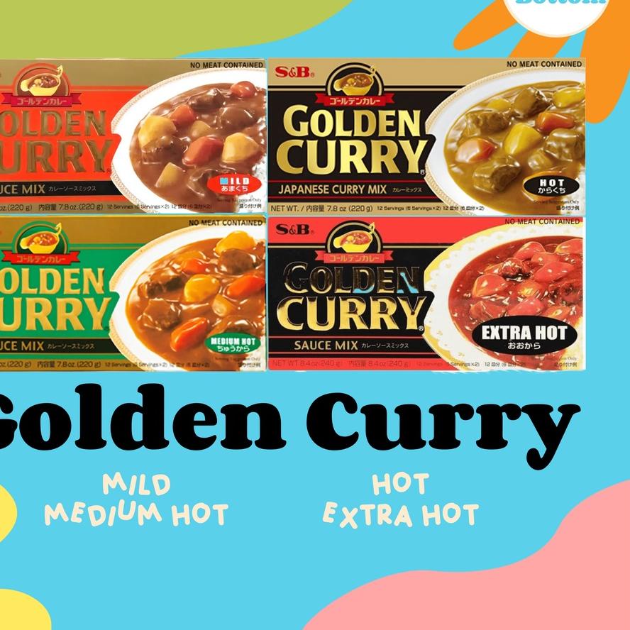

❉ Golden Curry 220gr S&B (Bonus Bubbel Wrap) ۝