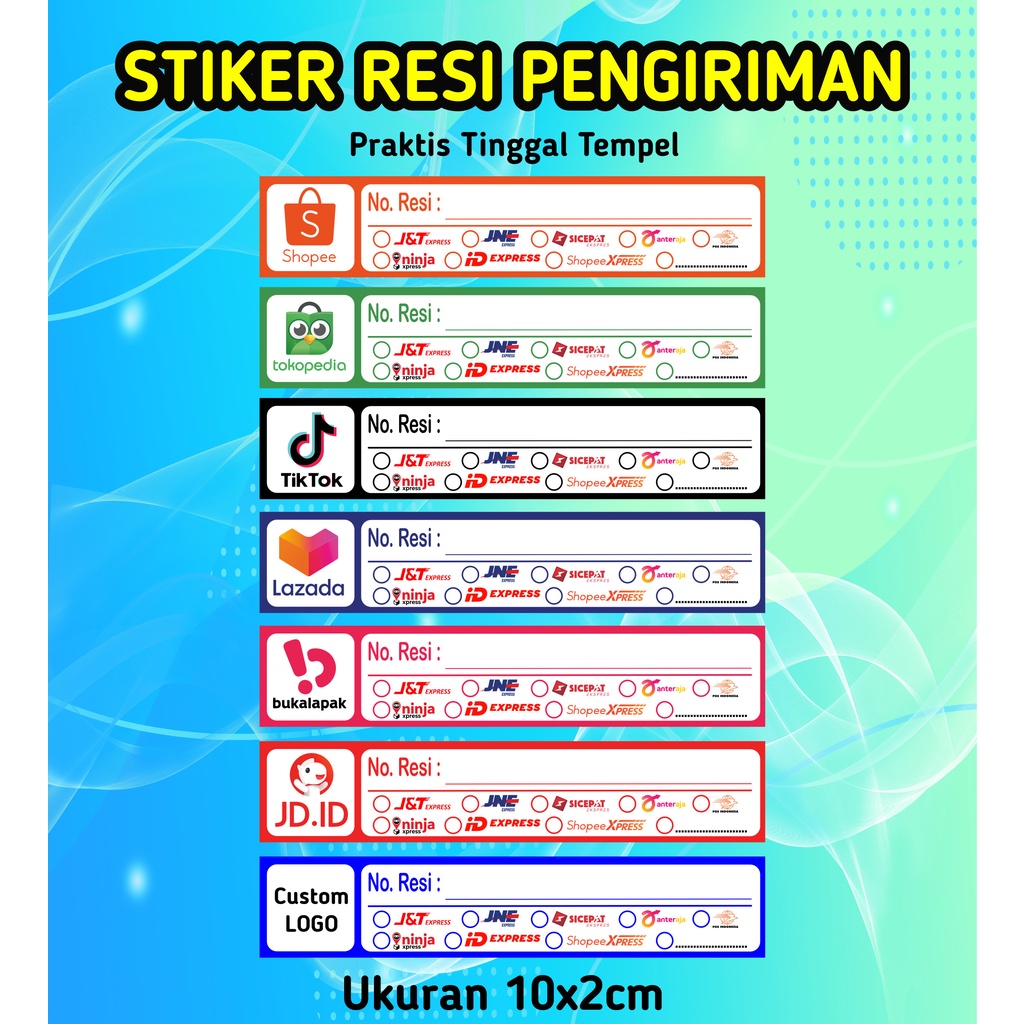 

Stiker Resi Pengiriman / Label Pengiriman