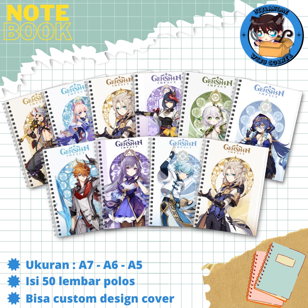 

NOTEBOOK GENSHIN IMPACT/GENSHIN PART 2