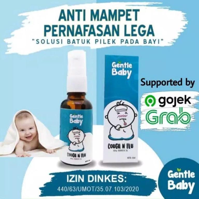 REKOMENDASI Gentle Baby Cough and Flu -  Batuk Anak bayi -  Pilek Anak Bayi -  Flu Anak Bayi Balita