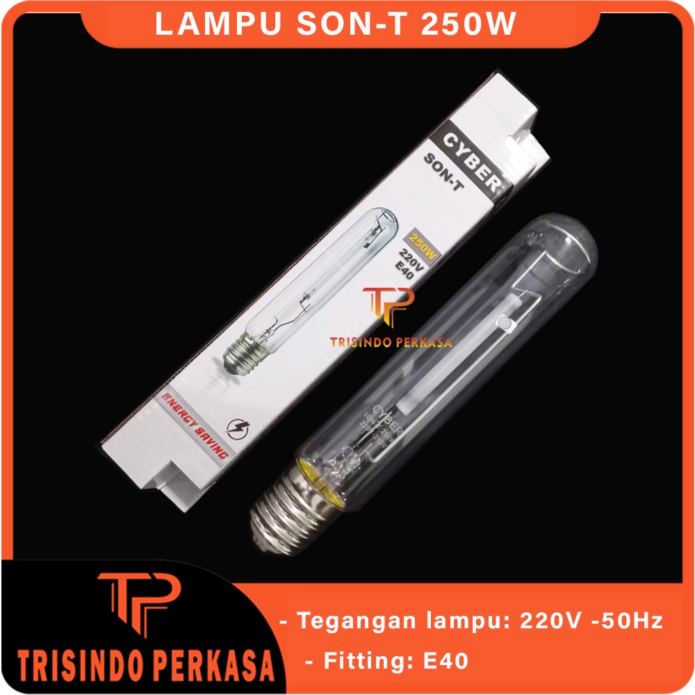 Lampu SONT 250W SON-T SON T 250 Watt E40 SODIUM LAMPU JALAN SOROT KUNING