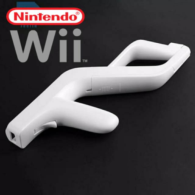Wii Zapper Gun Nintendo Wii Shooting Warna Putih