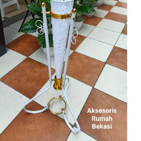 ➵ Pot standing besi import vas corong besi vas bunga sudut ➤