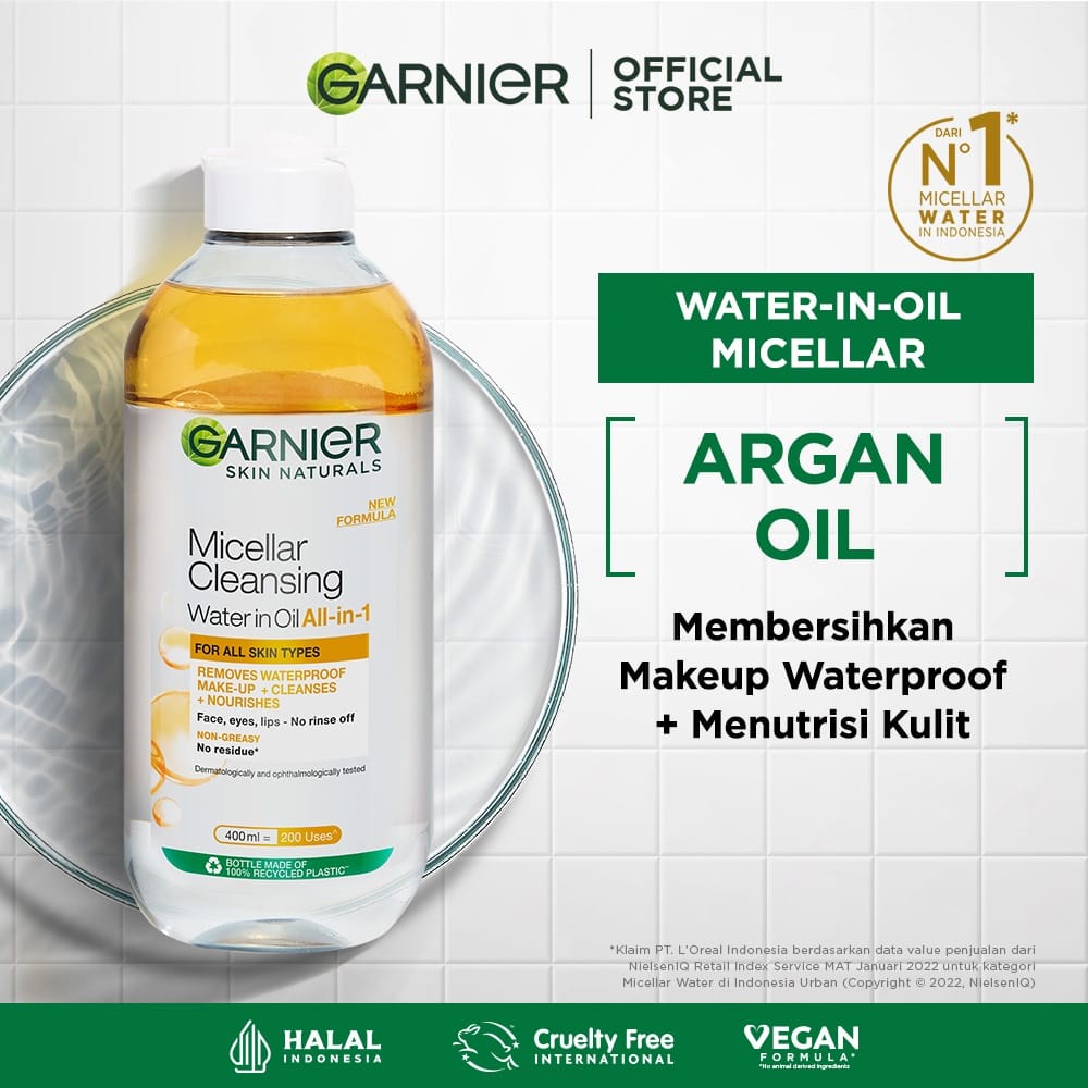 Garnier Micellar Water Oil-Infused 400ML