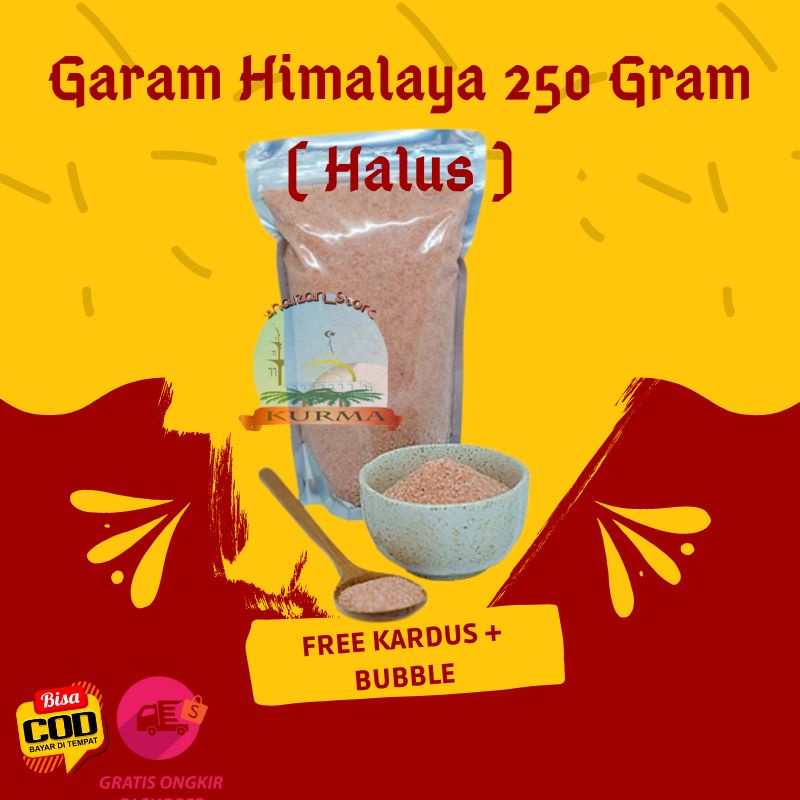 

Garam Himalaya 100 gram Pouch | Pink Himalayan Salt Asli Garem Pink / Garem Import