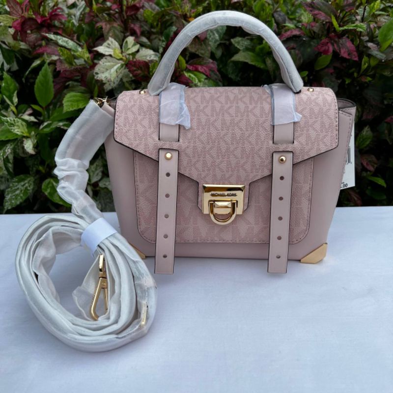 MK Manhattan Medium Satchel Powder Blush n