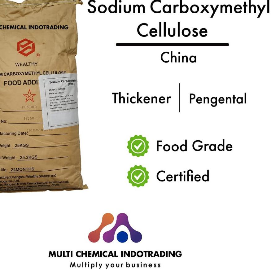 

☃ SODIUM CARBOXYMETHYL CELLULOSE / CMC FOOD GRADE || 500gr ○