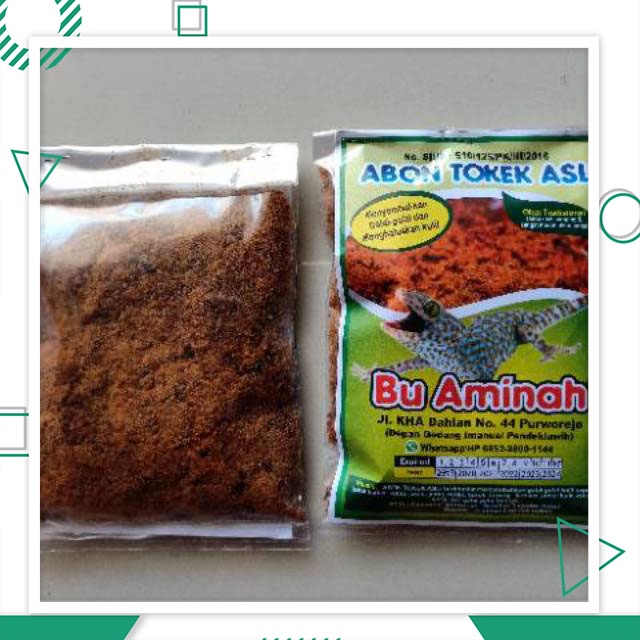 

Abon Tokek Asli Bu Aminah 100gr