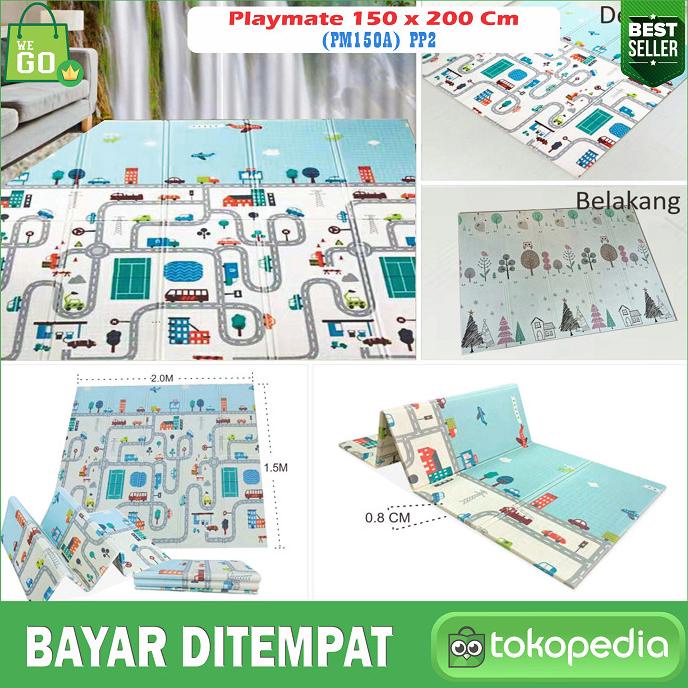 Karpet Lipat Anak Playmate Tikar Lipat Anak Foam Tikar Uk.150 x 200 Cm