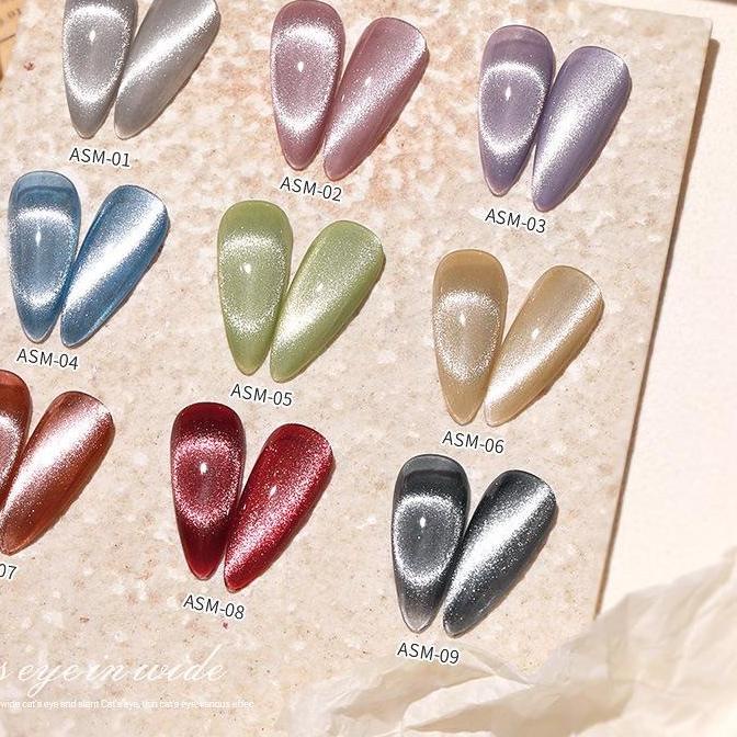 ○ AS CAT EYE Kutek Gel As cat eye As nail gel cat eye nail polish cat eye ASM ✰