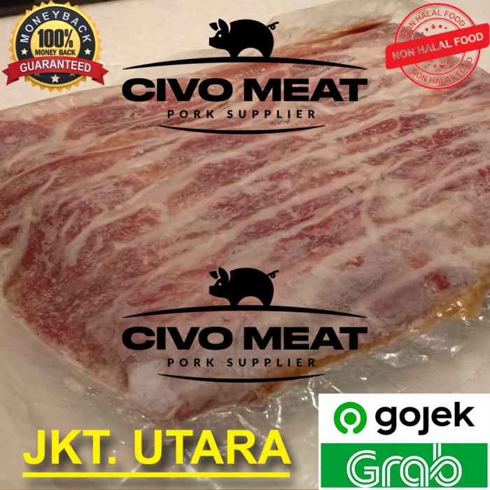 

Streaky Bacon / Smoked Bacon - Siap Makan 500Gr