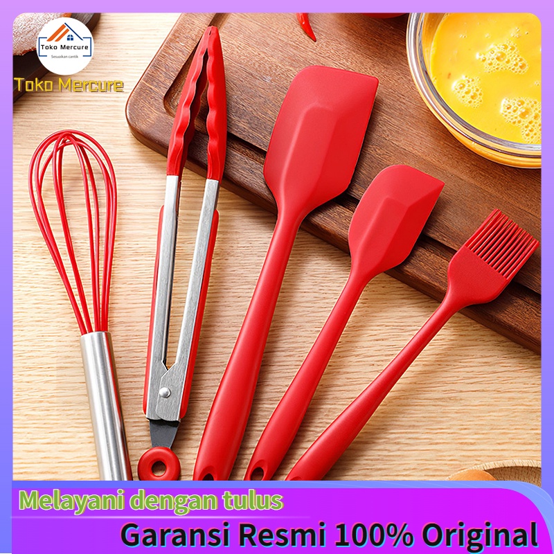 5 PC Spatula Silikon/Set Peralatan Masak Indah 5 buah Spatula Silikon Peralatan Makan Silikon