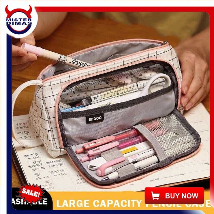 

Terlaris Tempat Pensil Case Pencil Spidol Besar Pouch Alat Lukis Desain Sekolah