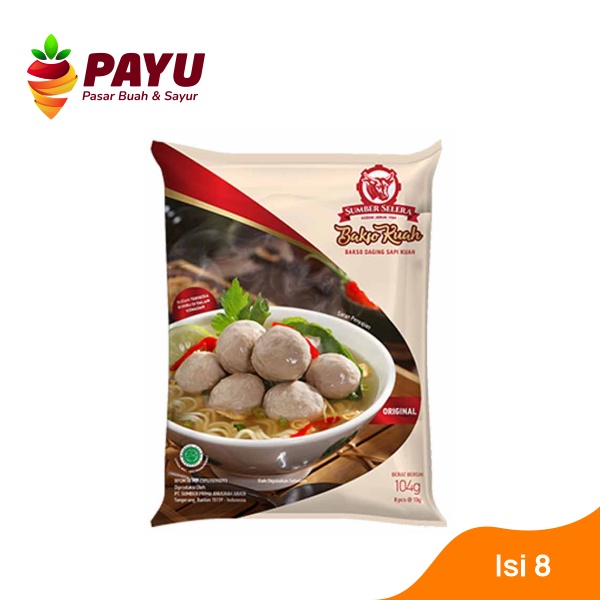 

Sumber Selera Bakso Kuah Isi 8 Pcs [104 g]