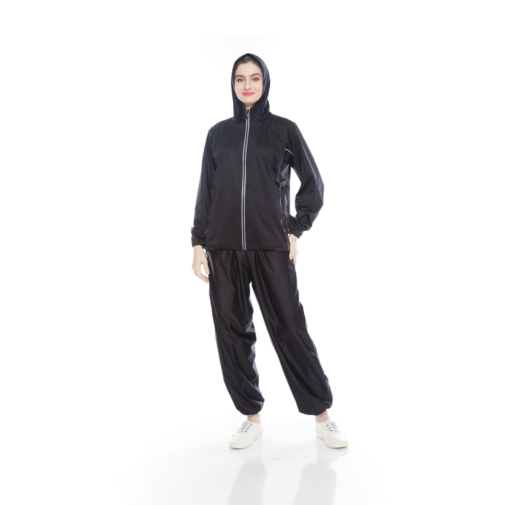 Sauna Suit Luminant | Full Body Light Reflector | Waterproof Zipper | Premium Exercise Suit