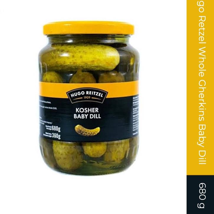 

Update Hugo Reitzel WHOLE GHERKINS BABY DILL 680gr