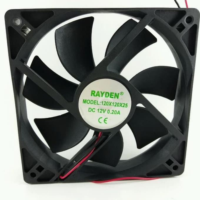 fan dc 12v rayden kipas pendingin ukuran 120x120x25 PCXUJA789 Berkualitas
