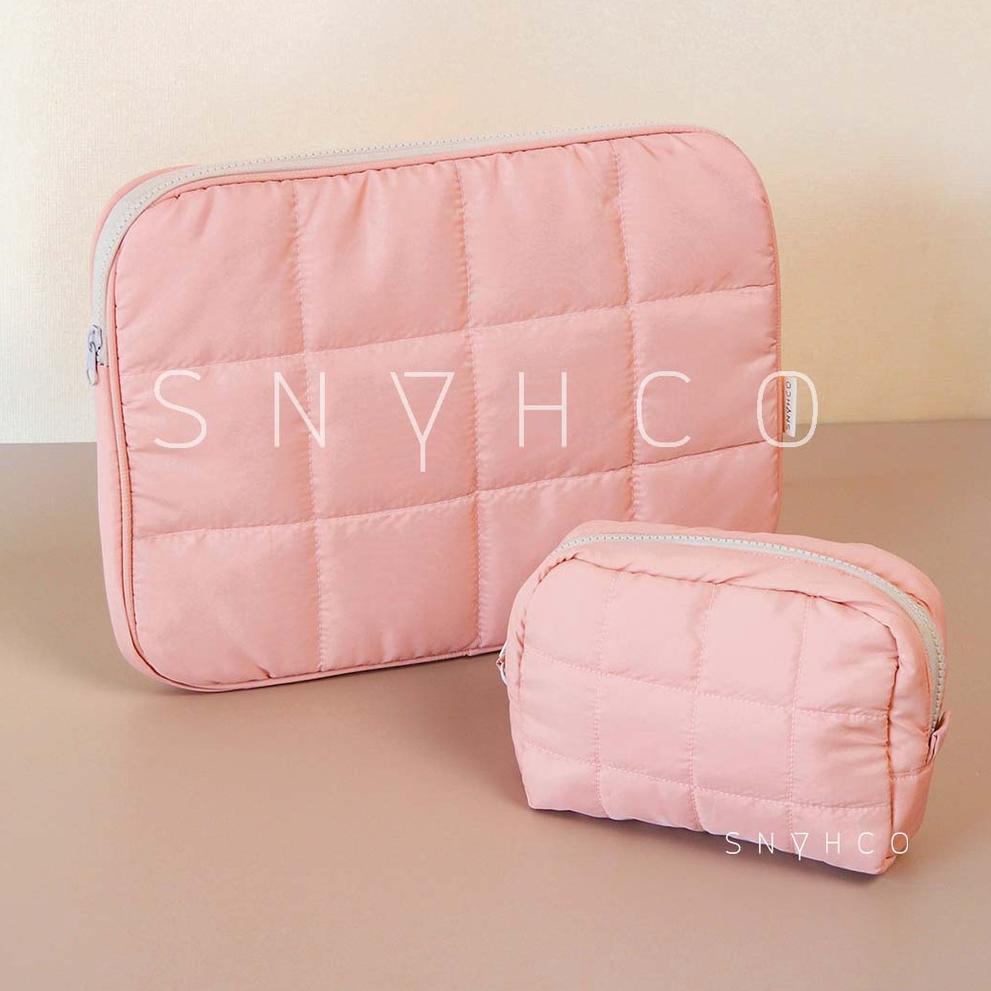 [ART. 970558] Tas Laptop Sleeve Macbook Air/ Macbook pro / Asus Vivobook 14inch Puffy Zipper Pastel 