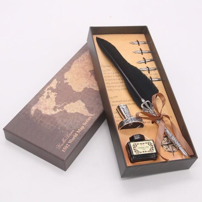 

pena bulu harry potter vintage box set