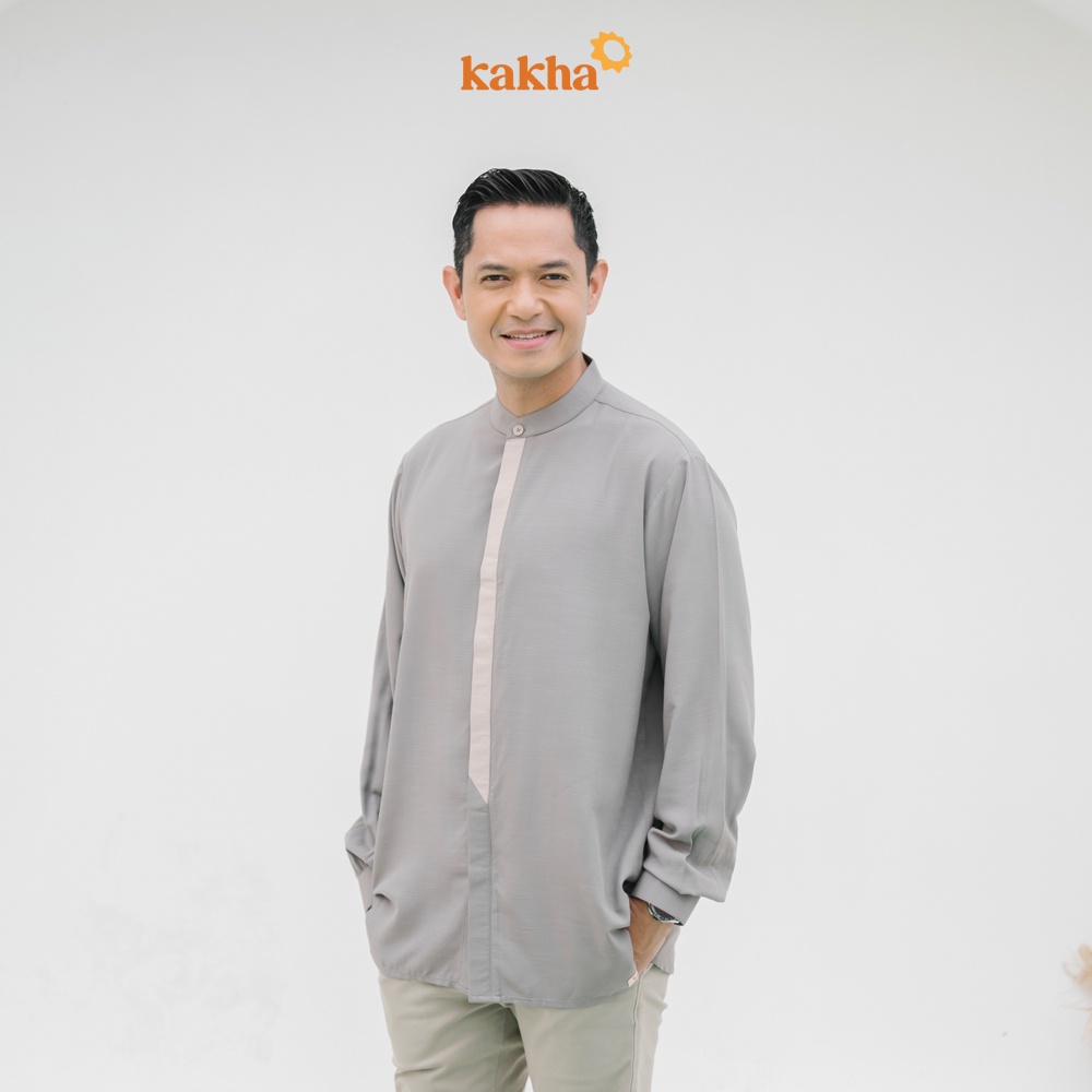 Kakha - Sarimbit Keluarga mandalika (A) / Baju couple keluarga / Sarimbit Keluarga / Baju muslim couple-Koko Ayah Panjang