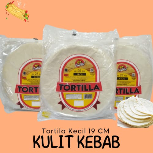 

Kulit Kebab - diameter 20 cm - isi 25 - kulit kebab kecil.tortila CENTRAL