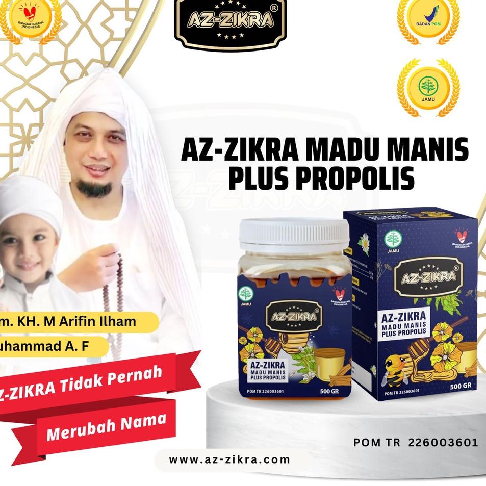 

♗ Azzikra Hutan Super / Azzikra Manis plus propolis 500gr Asli ➴