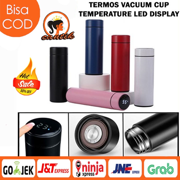 HC SMART TUMBLER 500Ml Thermos Temperature LED Display Vaccum Termos Suhu Botol Minum Stainless Steel