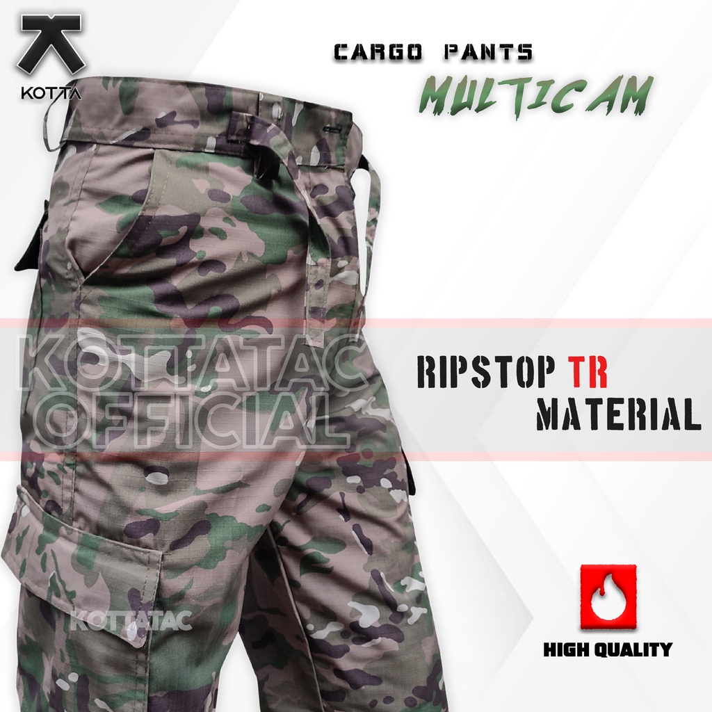 CELANA PDL LORENG MULTICAM  - CELANA CARGO  PANJANG LORENG MULTICAM - CELANA CARGO LORENG MULTICAM ARMY