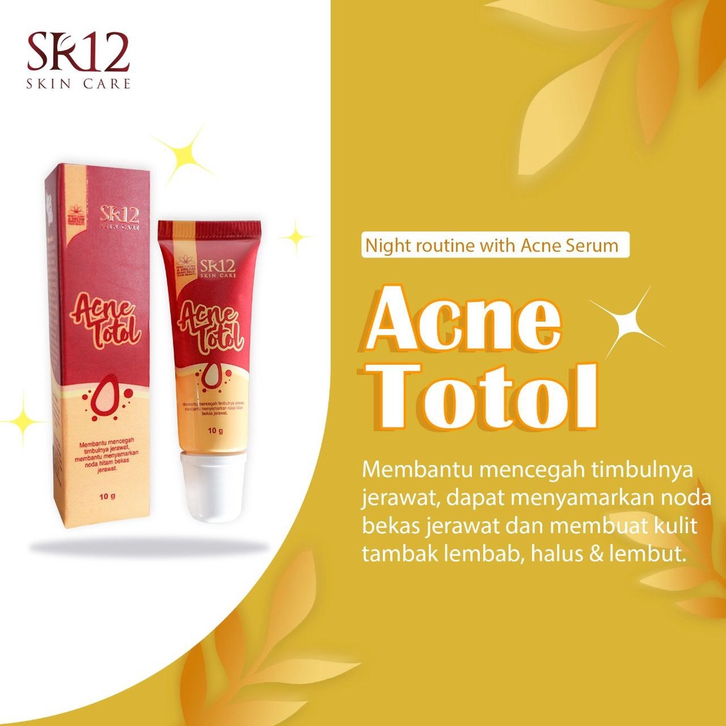 KRIM JERAWAT TOTOL SR12 BPOM AMAN / MENGEMPESKAN JERAWAT / CREAM TUMPAS JERAWAT / PERAWATAN JERAWAT