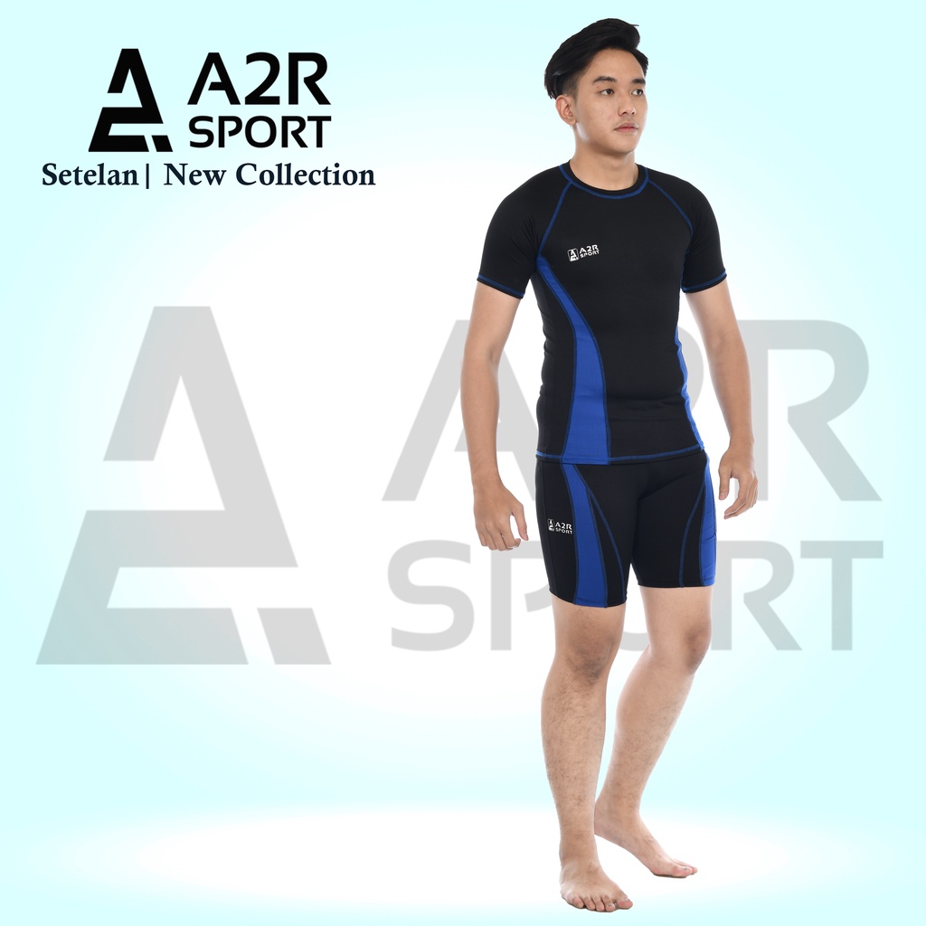 A2R Sport - Setelan dewasa Baju renang lengan pendek