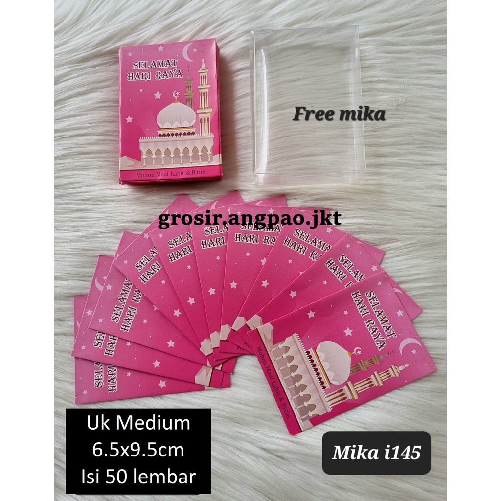 

AMPLOP / ANGPAO LEBARAN HARI RAYA IDUL FITRI MIKA ISI 50 LEMBAR MURAH MERIAH READY