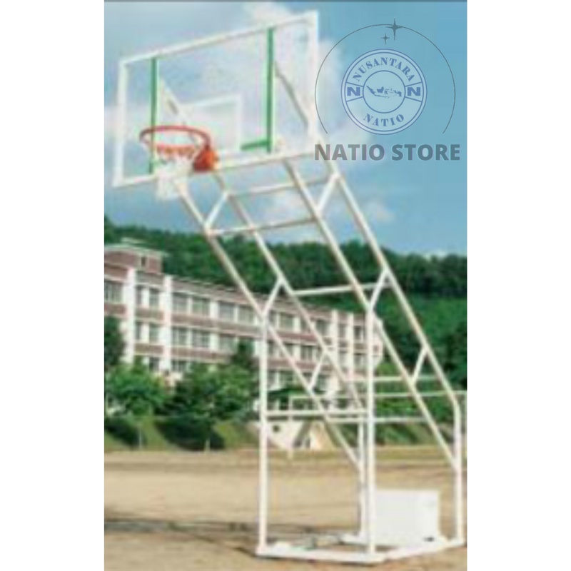 Lift Portable Basket Akrilik 15mm 105x180cm Model “LPB2” + Ring Per Dua