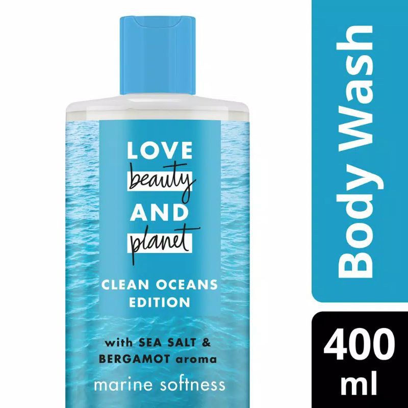 Love Beauty And Planet  Sabun mandi Clean Ocean Sea Salt &amp; Bergamot 400ml