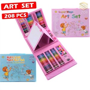

Crayon Crayon Anak 208Pcs Set Alat Menggambar Melukis Anak-Anak
