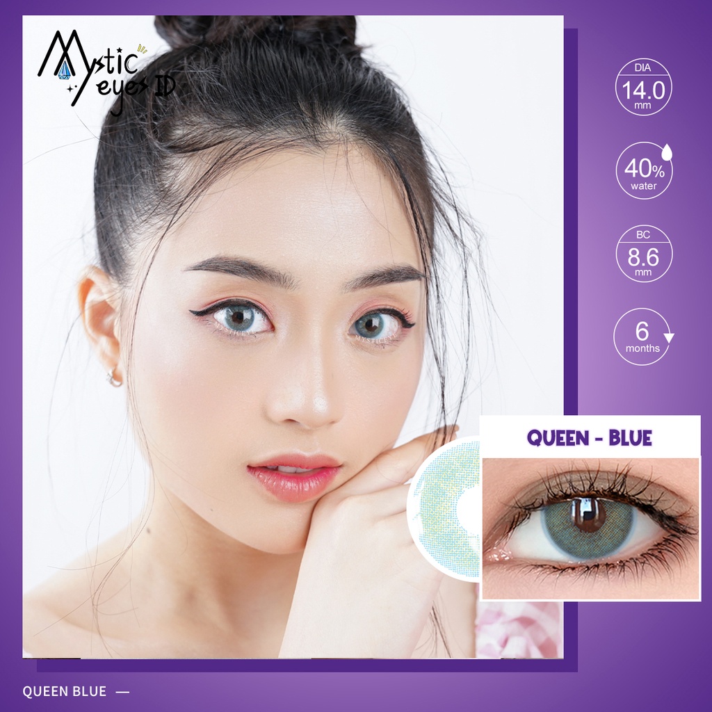 [✅COD] MYSTICEYES SOFTLENS QUEEN SERI 14MM (NORMAL)