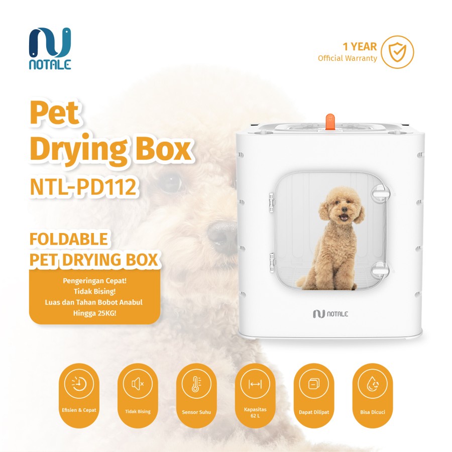 Notale Pet Drying Box NTL PD112 - Box Pengering Anabul Garansi Resmi