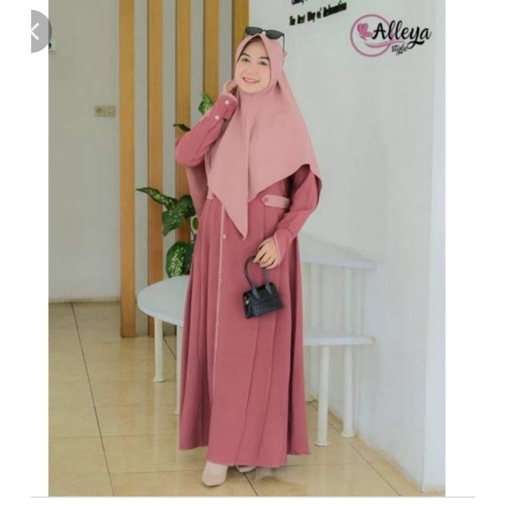 JIHAN GAMIS SET SYAR'I BY ALLEYA STYLE